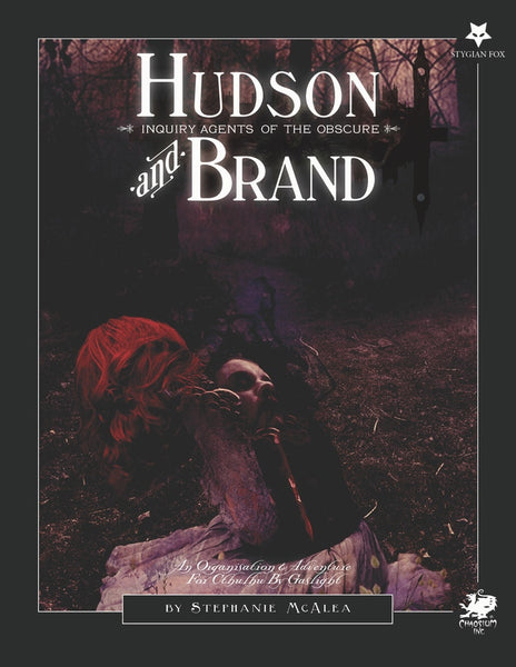 Hudson and Brand - Inquiry Agents of the Obscure - Call of Cthulhu - Hardcover and PDF - Stygian Fox - Rare Roleplay