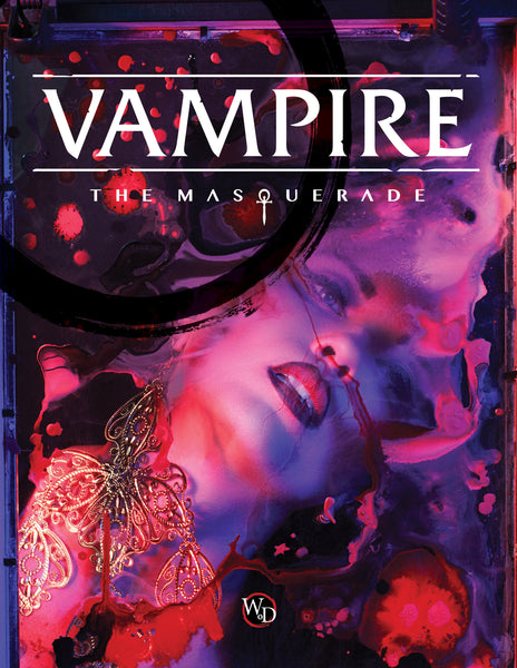 Vampire: The Masquerade 5th edition Core Book Hardcover and PDF - Damaged Stock - Modiphius - Rare Roleplay